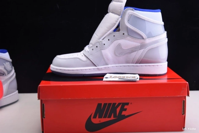 1st Kicks Shoes Racer White High Jordan Zoom Blue Air Retro CK6637-104 1 0713